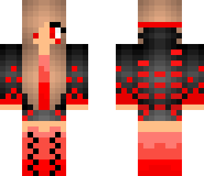 red pixel girl