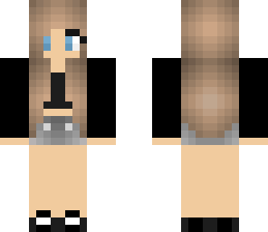 girl with high wasted shorts
