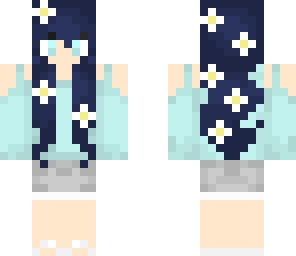 blue elf girl