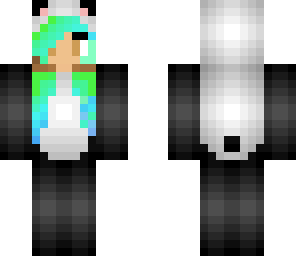green panda