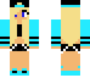 blue hot chick