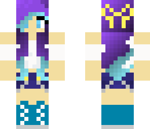 purple and blue