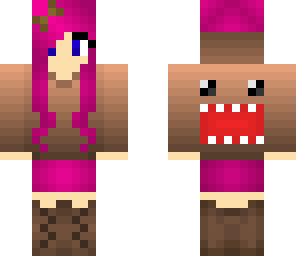 pupple hair domo girl