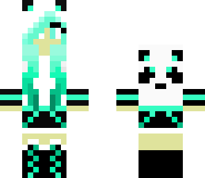 aqua panda girl