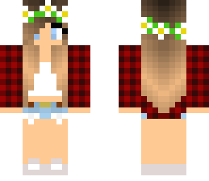red checkered girl