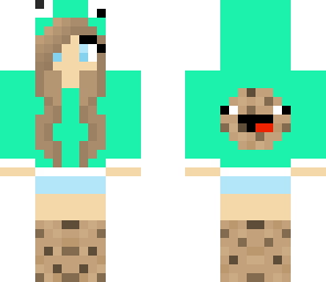 blue girly derp cookie
