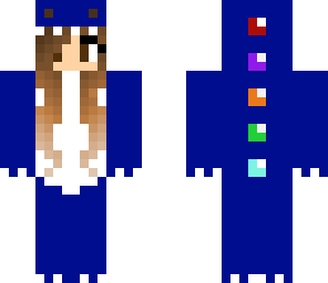 my blue dino girl skin lol