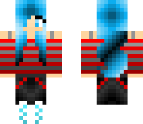 blue hair girl