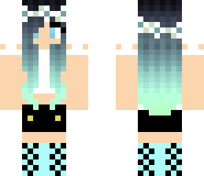 cute blue girl