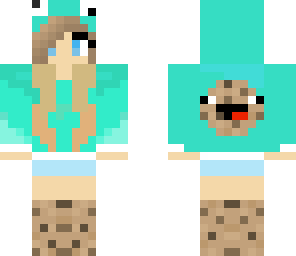 sea blue girly cookie