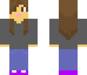 blue headphones girl