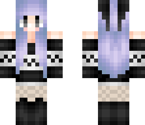 purple hair girl
