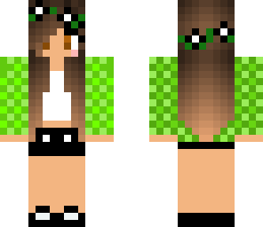 green flannel girl