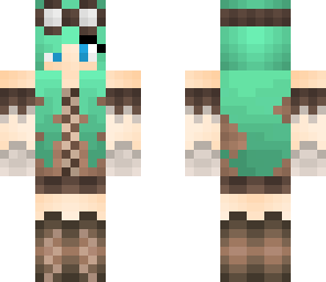 steampunk turquoise hair