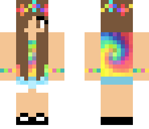 tye dye girl