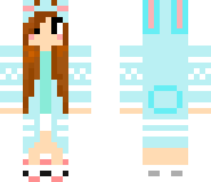 abi's blue rabbit skin