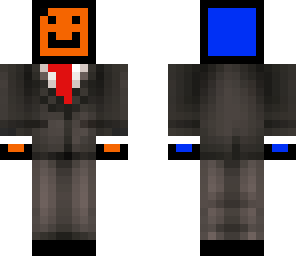 four face in a suit