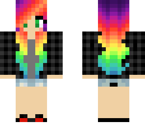 cue rainbow girl