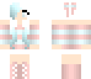 ice haired girl with pretty sweater