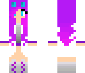 purple-pink scientist girl version 2