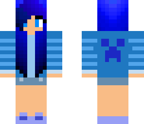 blue hair