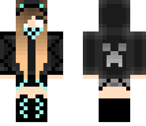 blue herobrine girl