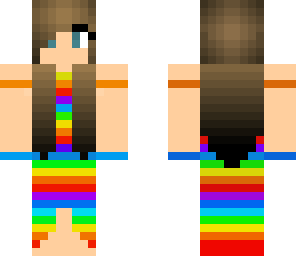rainbow girl