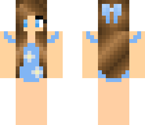 blue one piece
