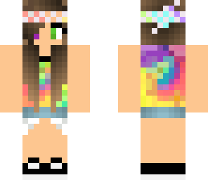 tie dye girl
