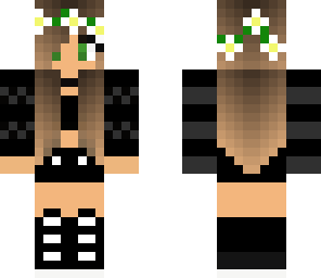 goth flower girl
