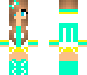 headphone turquoise girl
