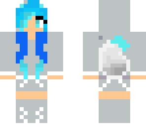 white fox skin