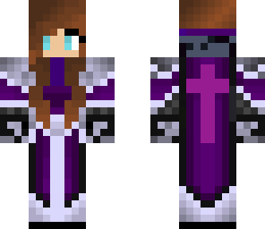 purple knight girl
