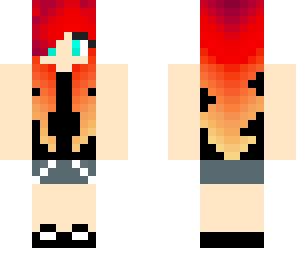 fire girl black