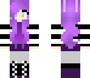 purple bunny girl