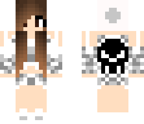 skull girl -white edition-