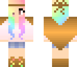rainbow girl