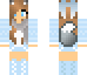winter wolf girl