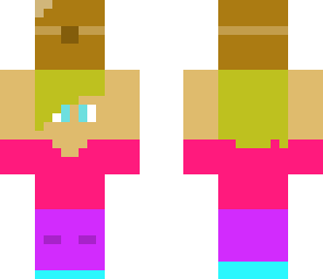 little girl carrying a chest