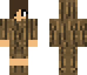 camo tree girl