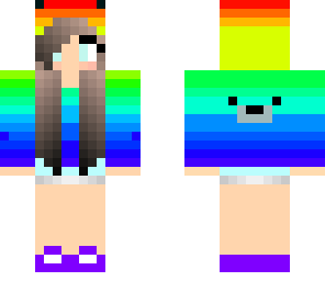 rainbow girl