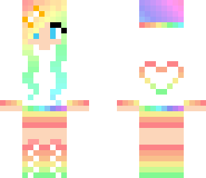 rainbow girl edit