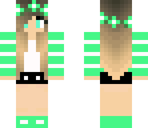 mint flower girl