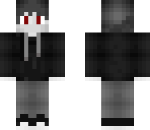 black and white