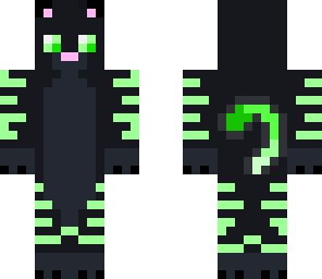 green striped cat