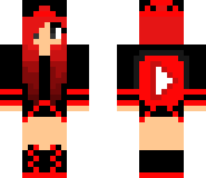 red youtuber girl