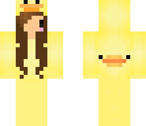 chibi cute duck girl
