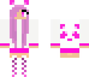 cute pink panda skin