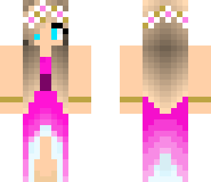 pretty pink prom dress