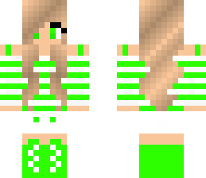 green summer girl
